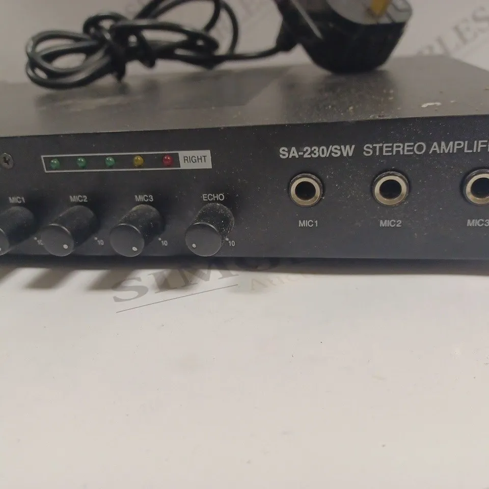 UNBOXED MONACOR SA-230/SW STEREO AMPLIFIER