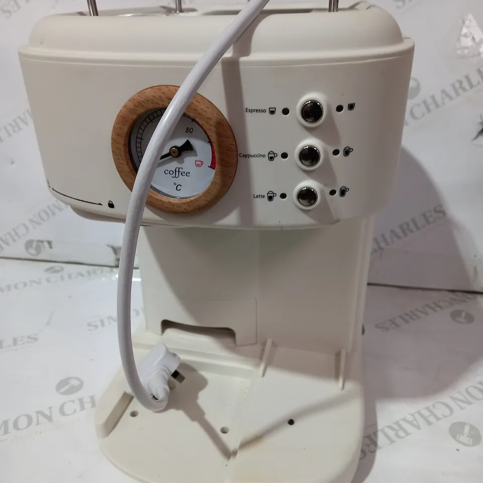 SWAN ESPRESSO COFFEE MAKER IN WHITE