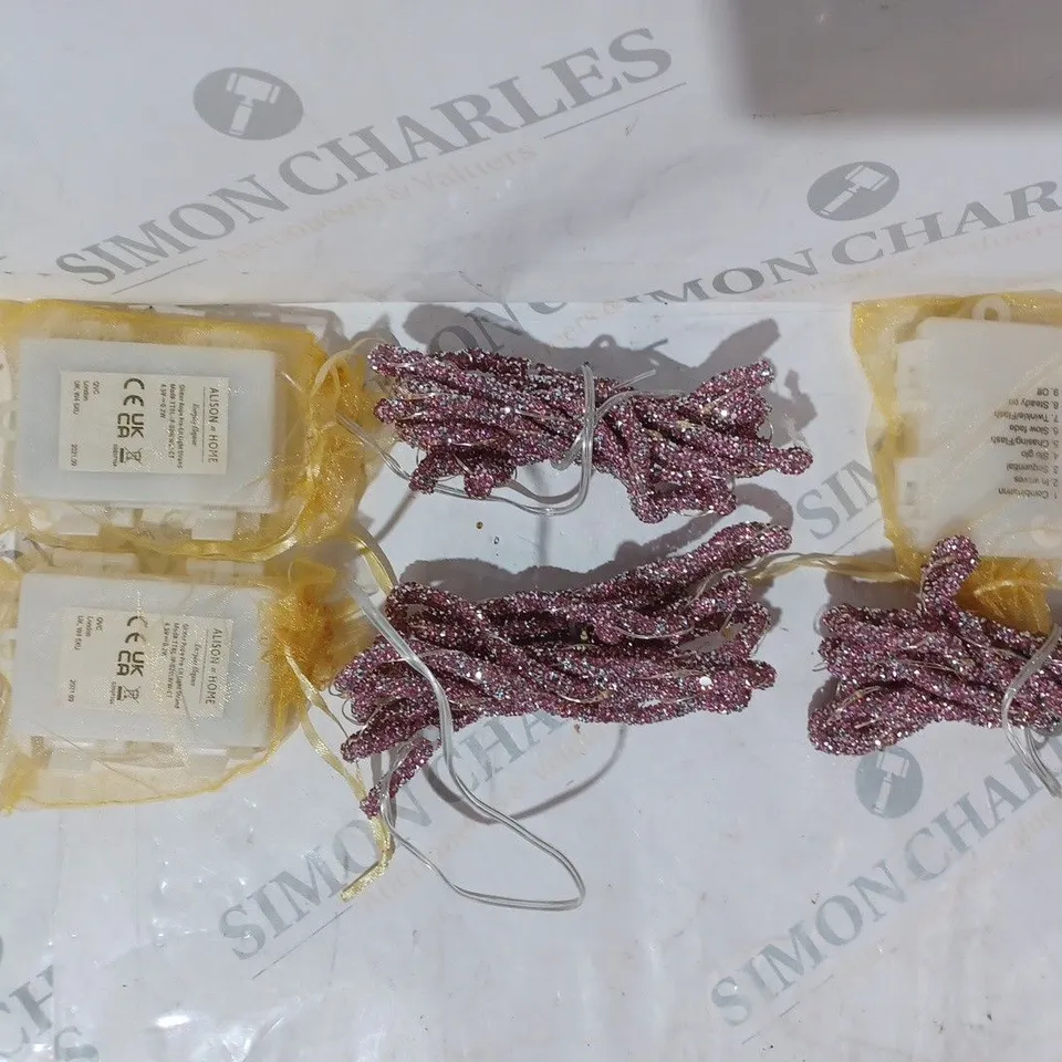 OUTLET ALISON CORK 2M INDOOR/OUTDOOR PRE-LIT GLITTER ROPE STRANDS