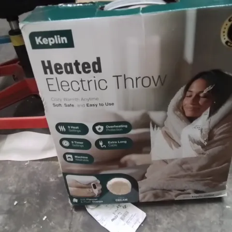 BOXED KEPLIN HEATED ELECTRIC THROW 