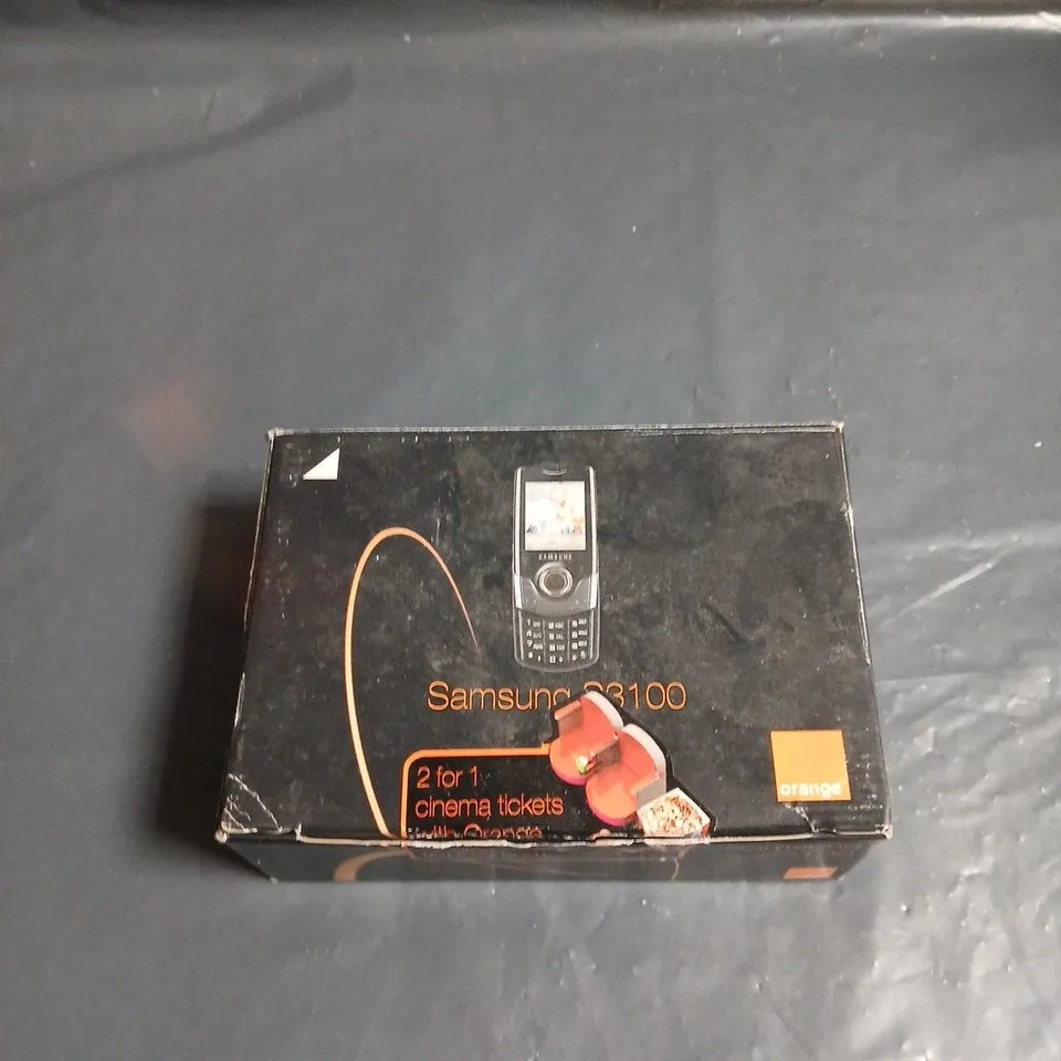 SAMSUNG MOBILE PHONE – BLACK (ORANGE S3100 BOX) 