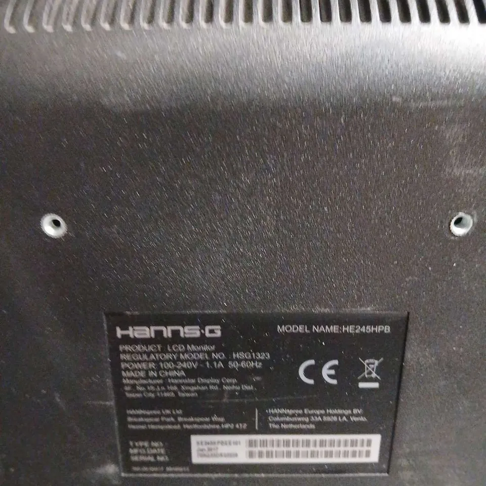 HANNS.G BY HANNSPREE HE245HPB 24-INCH LCD MONITOR.