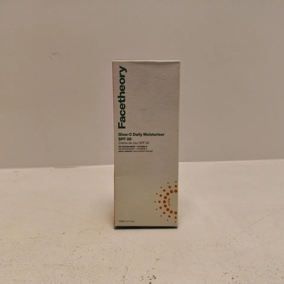 facetheory glow-c daily moisturiser spf 30 (50ml)