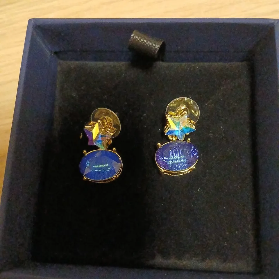 BUTLER & WILSON CELESTIAL CRYSTAL STARS EARRINGS 