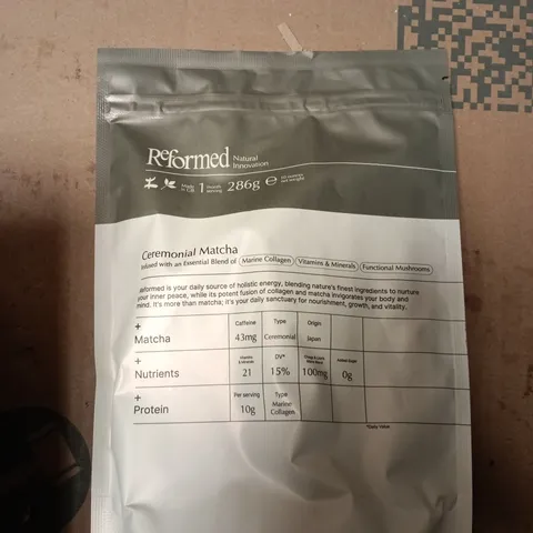 REFORMED CEREMONIAL MATCHA 286G – MARINE COLLAGEN & FUNCTIONAL MUSHROOMS