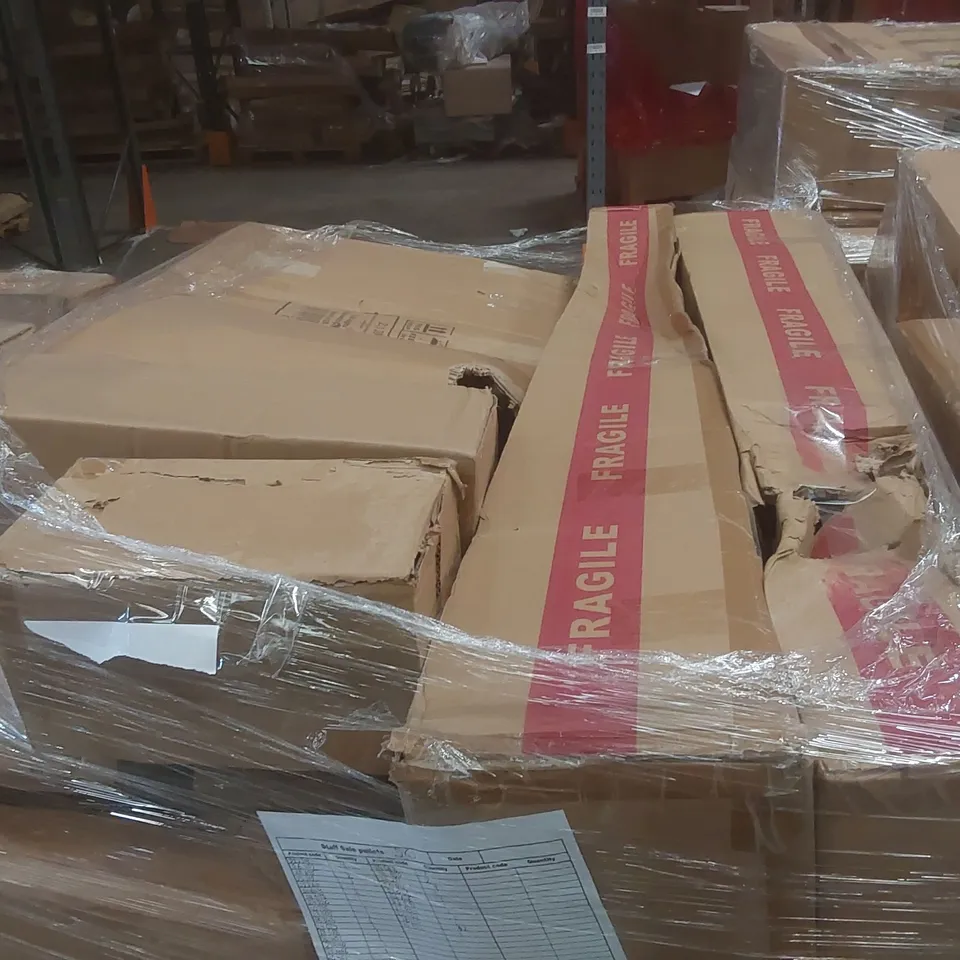 PALLET CONTAINING A VERY LARGE QUANTITY OF ASSORTED DESIGNER LIGHTING PRODUCTS