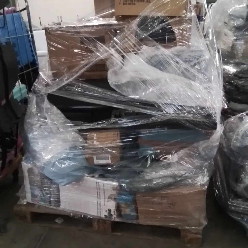 PALLET OF ASSORTED HOUSEHOLD GOODS AND PRODUCTS TO INCLUDE;AIR FRYER,VACUUM CLEANER,SUITCASE