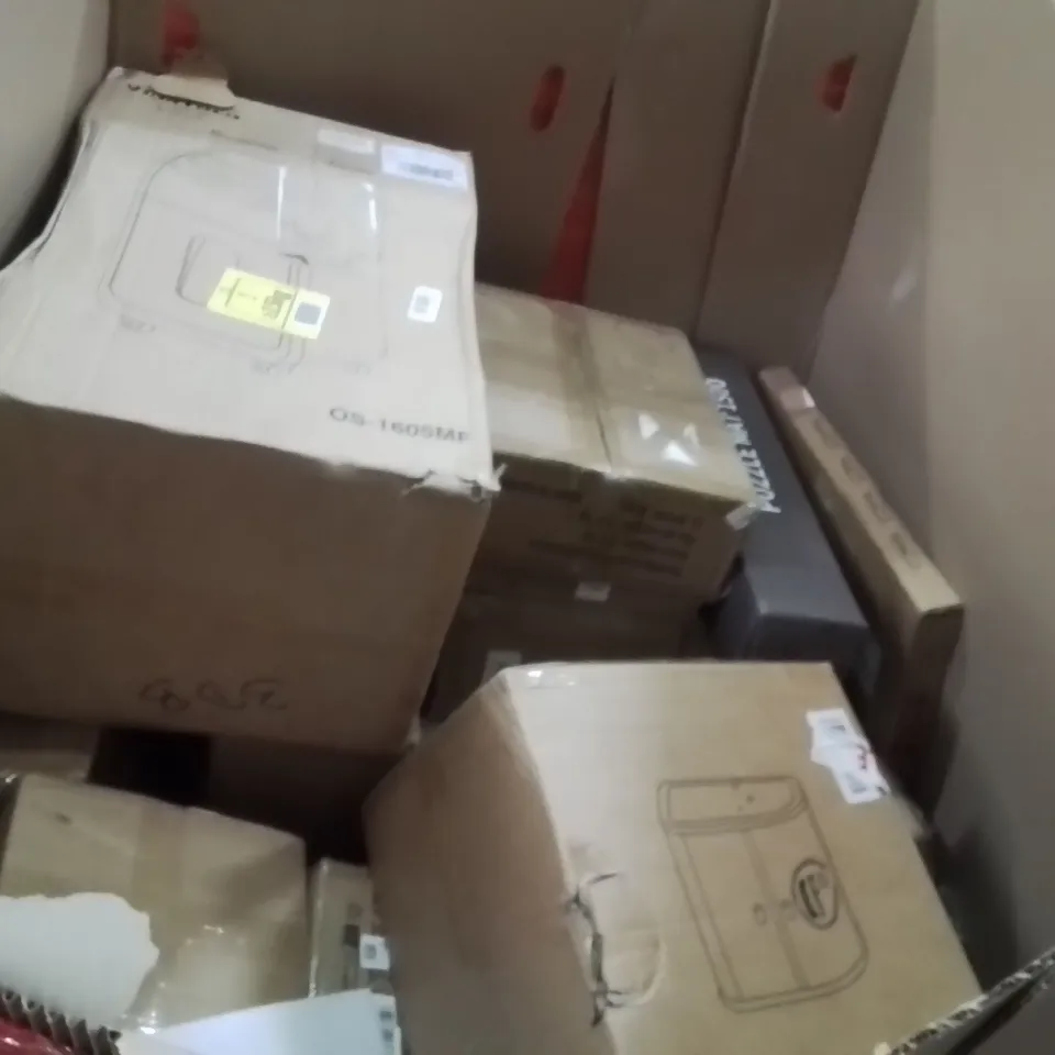 PALLET OF ASSORTED HOUSEHOLD GOODS AND PRODUCTS TO INCLUDE;FITNESS STEPPER,MUSICAL INSTRUMENTS HOLDER,LEGO