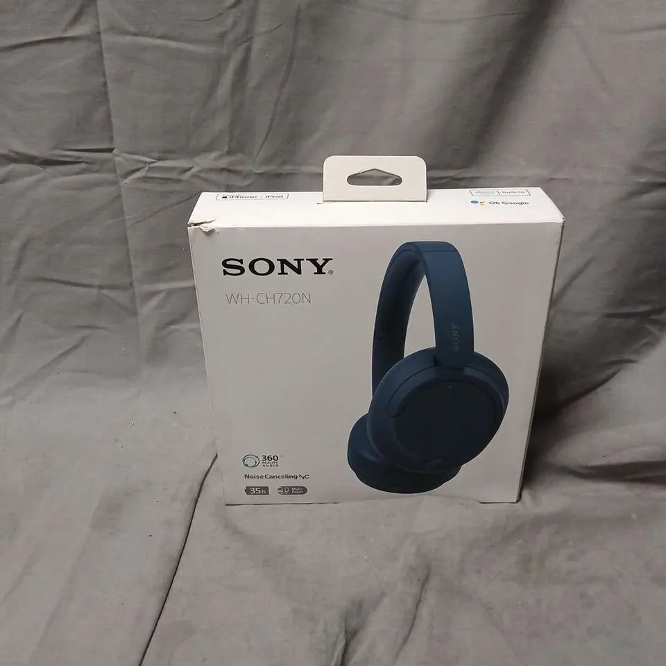 SONY WH-CH720N WIRELESS HEADPHONES – BLUE, BOXED AND SEALED