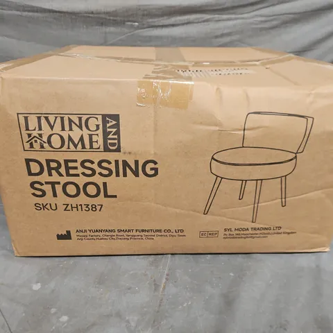 Living Home Dressing Stool – Boxed