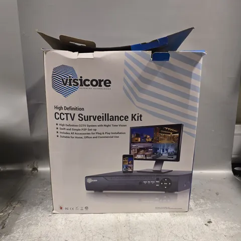 BOXED VISICORE HIGH DEFINITION CCTV SURVEILLANCE KIT