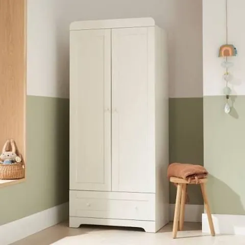 BOXED TUTTI BAMBINI RIO WARDROBE - WHITE FINISH (2 BOXES)