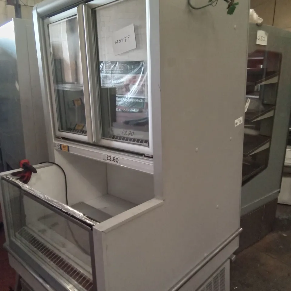 COMMERCIAL SELF SERVE 2 TIER FREEZER 