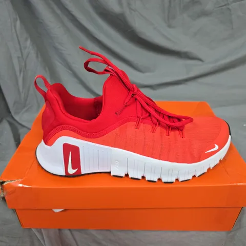 Nike Free Metcon 6 Training Shoes – Picante Red/White – Women's UK 6.5