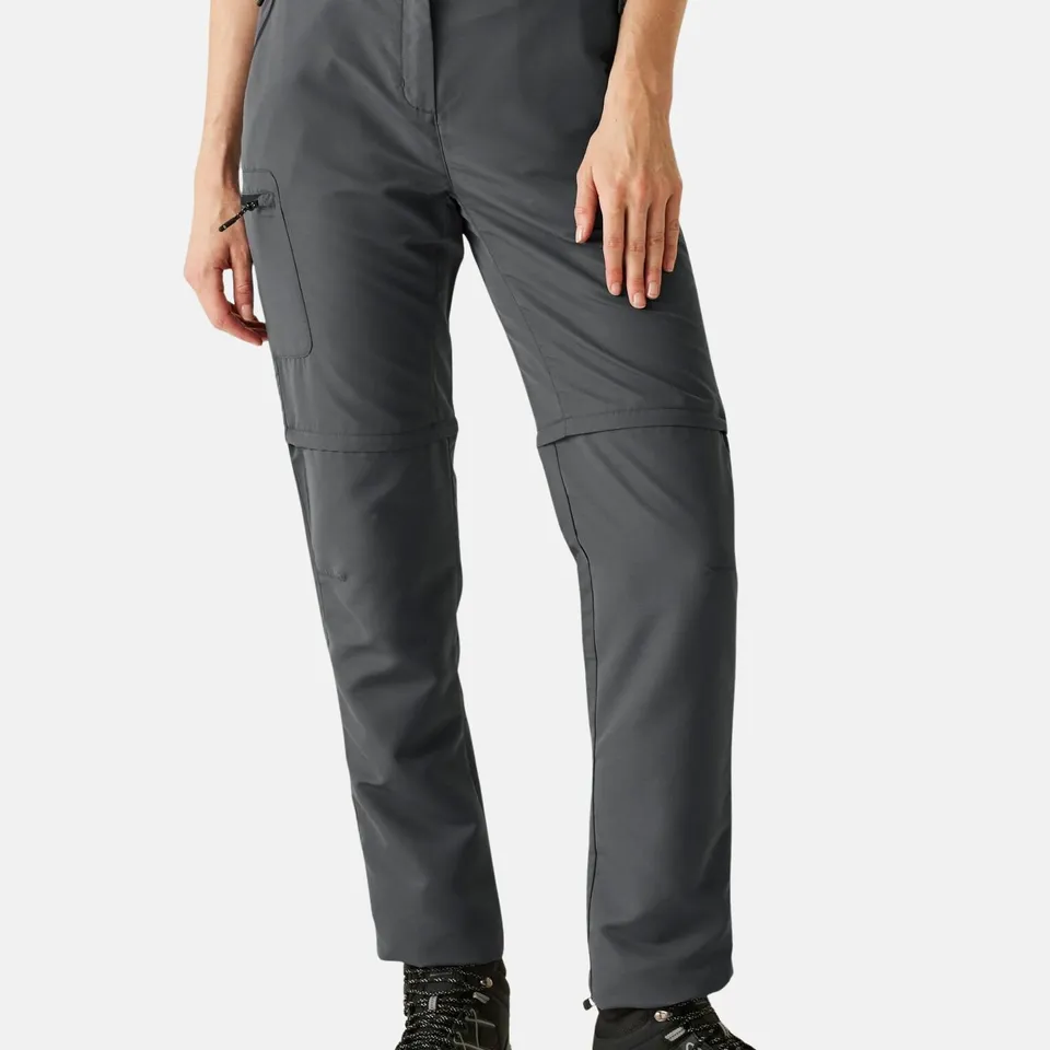 BRAND NEW REGATTA WOMENS CHASKA ZO TROUSERS SEAL GREY UK 12R