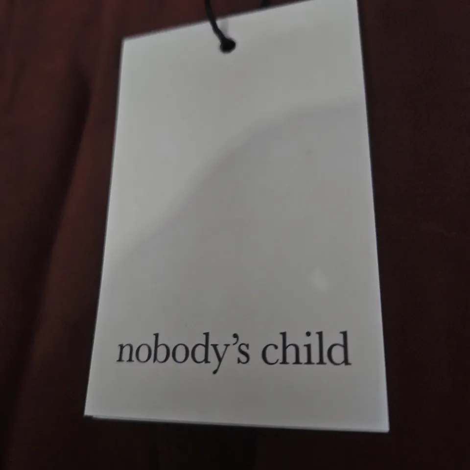 NOBODY'S CHILD PARIS MINI DRESS – BROWN, UK 12 (EU40, USA 8)