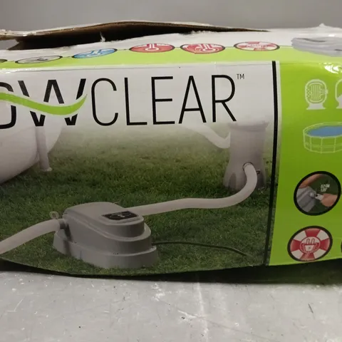 BOXED FLOW CLEAR POOL HEATER