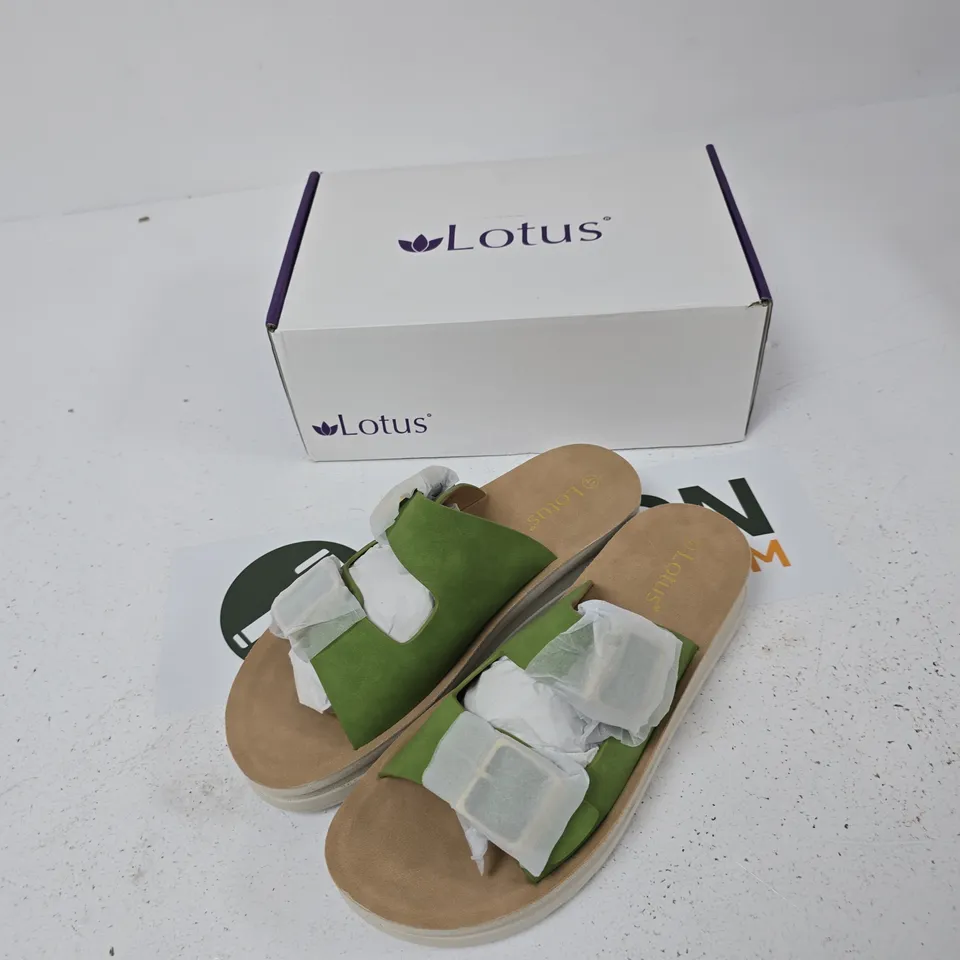LOTUS GREEN SANDALS – UK 7 (EU 41) VOLOS 