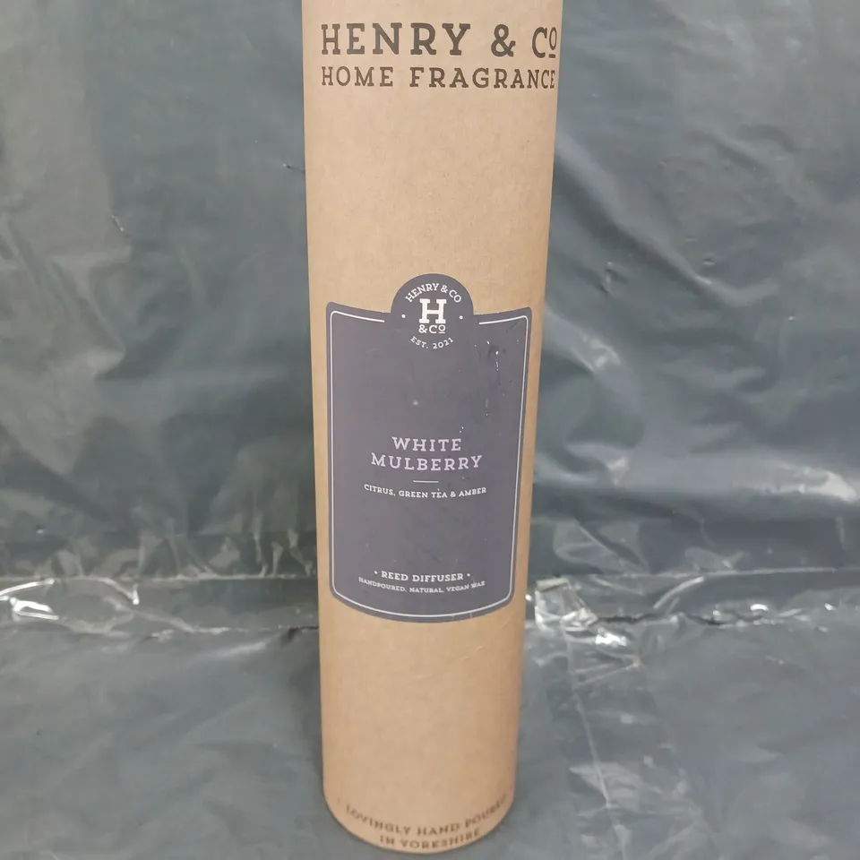 SEALED HENRY & CO WHITE MULBERRY REED DIFFUSER 