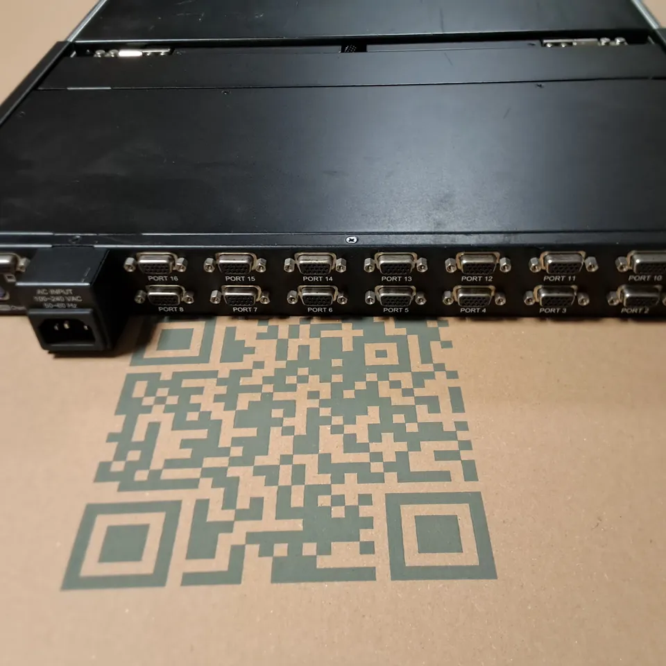 UNBOXED 1U RACK MOUNT CONSOLE - KST-115XX