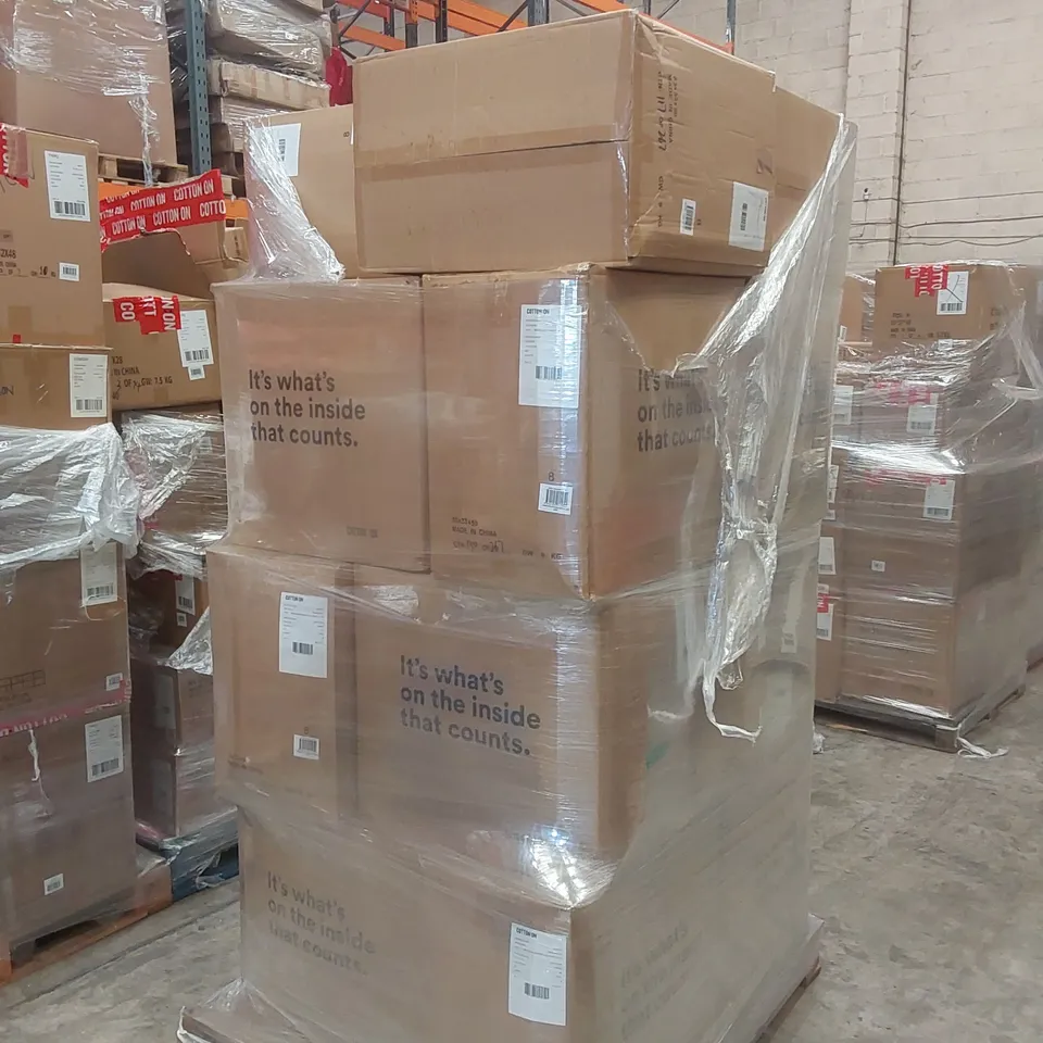 PALLET CONTAINING A VERY LARGE QUANTITY OF APPROXIMATELY 125x TYPO DISNEY COLLAB OVERSIZED HOODIES