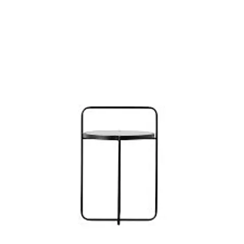 BOXED FAWLEY SIDE TABLE - BLACK