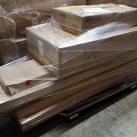 PALLET CONTAINING ASSORTED FURNITURE PARTS