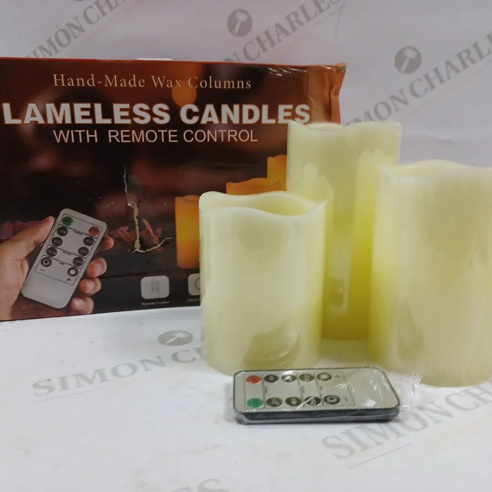 FLAMELESS CANDLES WITH REMOTE