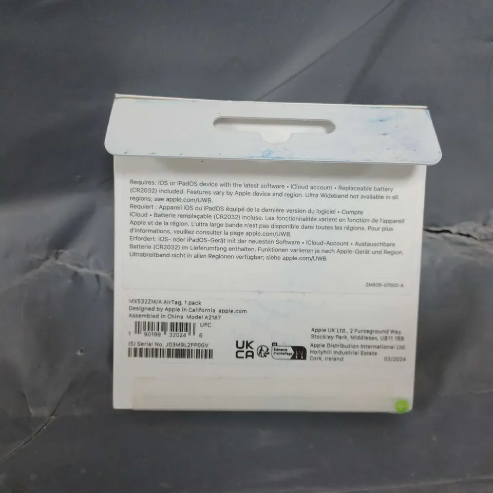 BOXED APPLE AIRTAG A2187
