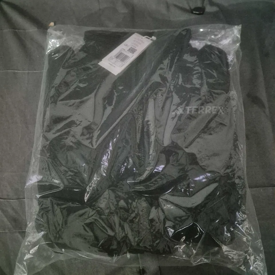 BAGGED ADIDAS TERREX FLEECE JACKET – BLACK - SMALL