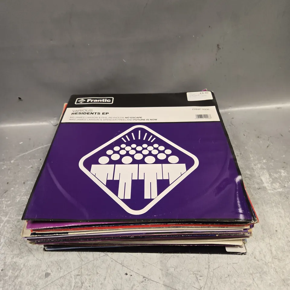 APPROXIMATELY 20 ASSORTED VINYLS TO INCLUDE FRANTIC, BOB BURNS, PAUL GLAZBY ETC - COLLECTION ONLY 