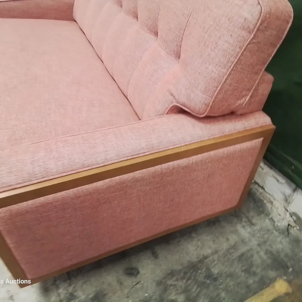QUALITY BRITISH DESIGNER & MANUFACTURED G PLAN VINTAGE 59 SMALL SOFA FIZZLE RHUBARB FABRIC 