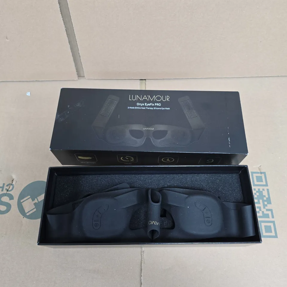 LUNA'MOUR ONYX EYEFIX PRO EYE MASK – EMS & HEAT THERAPY SILICONE