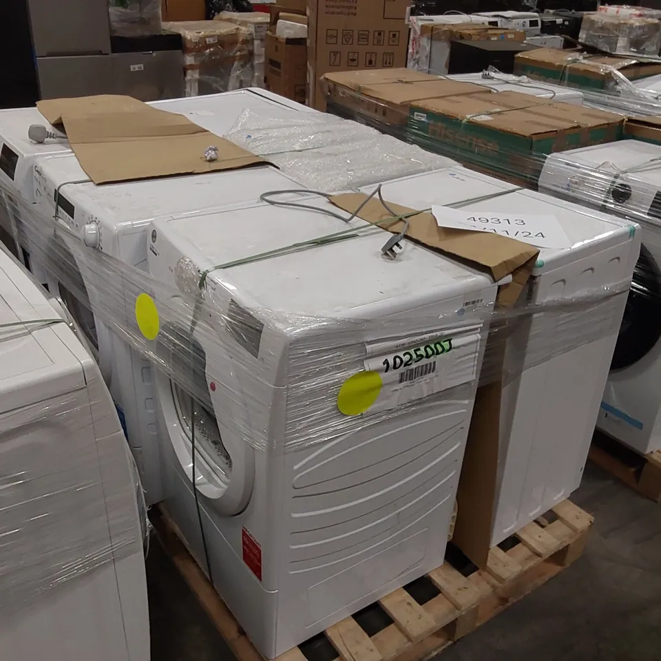 PALLET OF APPROXIMATELY 6 UNPROCESSED RAW RETURN WHITE GOODS TO INCLUDE;