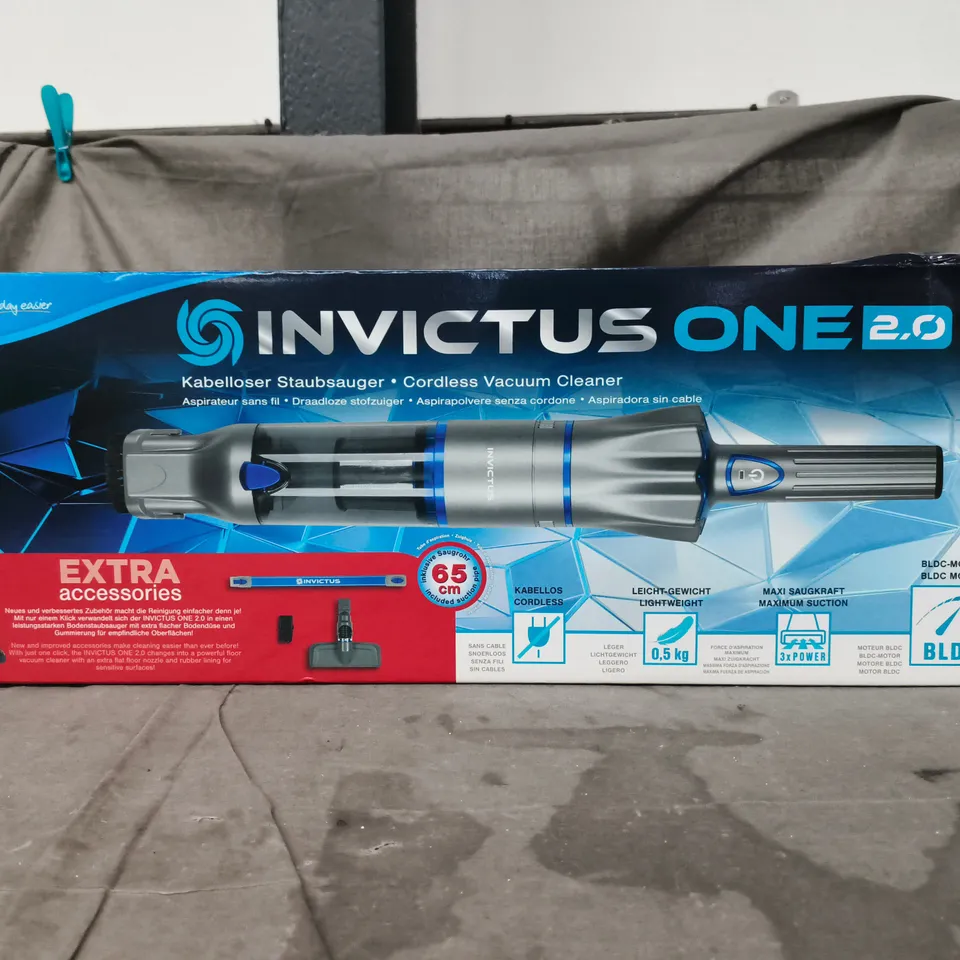 BOXED INVICTUS ONE 2.0 CORDLESS VACUUM CLEANER