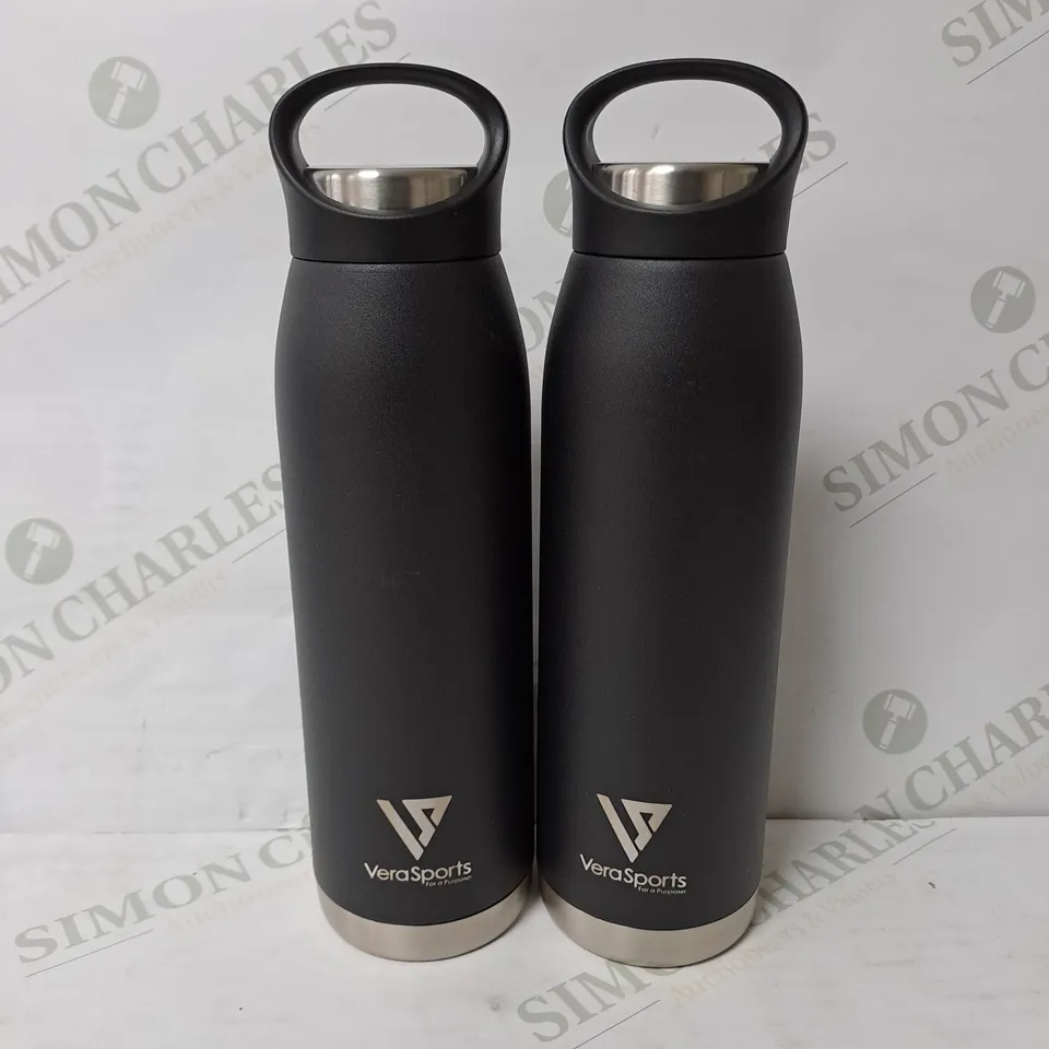 2 VERASPORTS STAINLESS STEEL WATER BOTTLE 