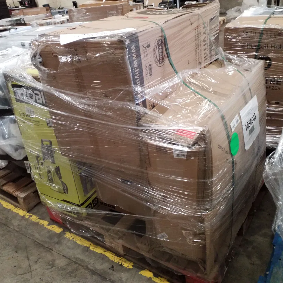 PALLET OF APPROXIMATELY 5 UNPROCESSED RAW RETURN HOUSEHOLD AND ELECTRICAL GOODS TO INCLUDE;