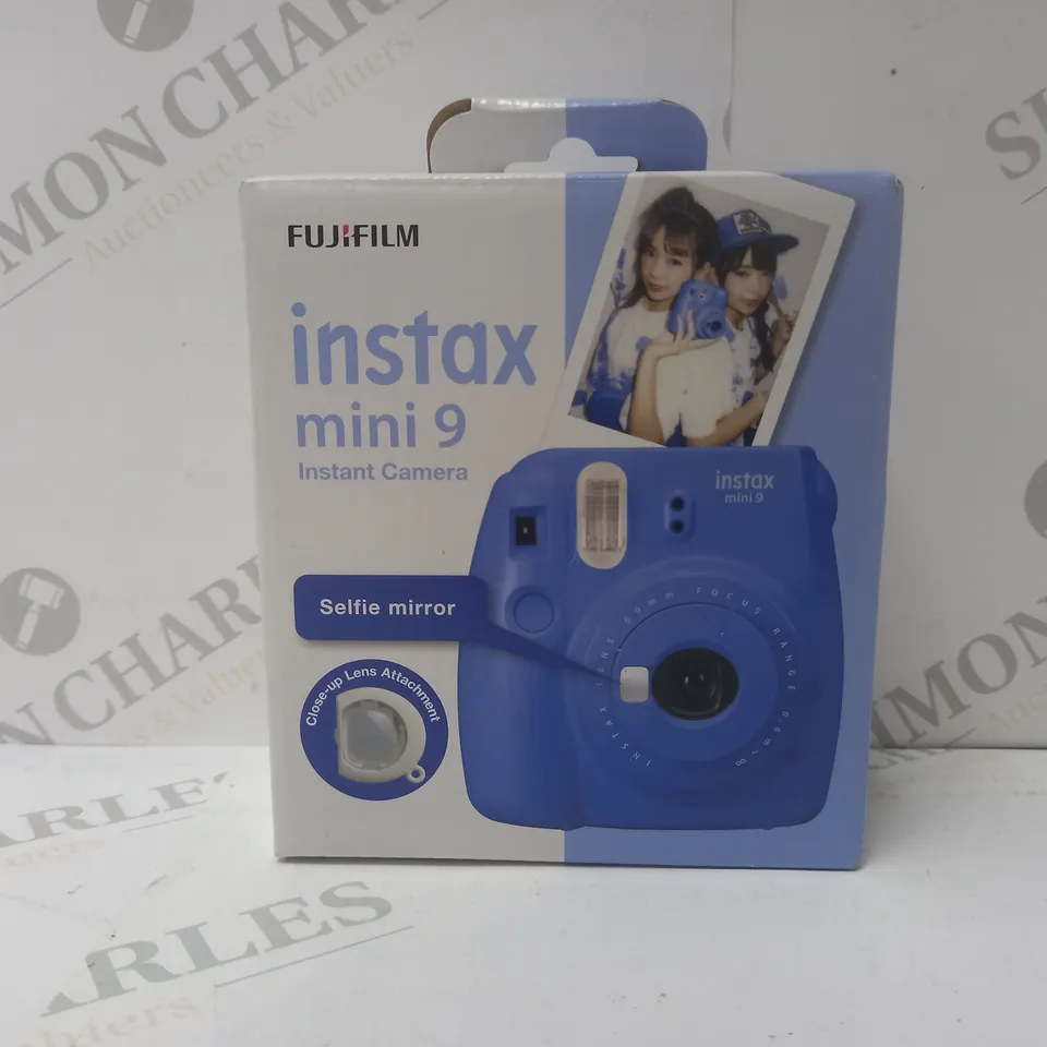 BRAND NEW BOXED FUJIFILM INSTAX MINI 9 INSTANT CAMERA - COBALT BLUE