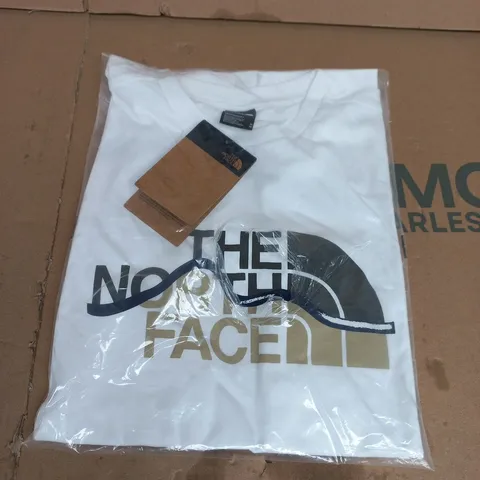 THE NORTH FACE MEN'S WHITE T-SHIRT – SIZE M