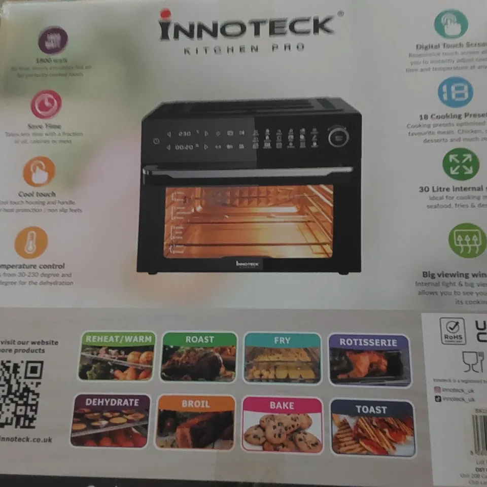 INNOTECK KITCHEN PRO 18 IN 1 30 L SMART DIGITAL AIR FRYER OVEN