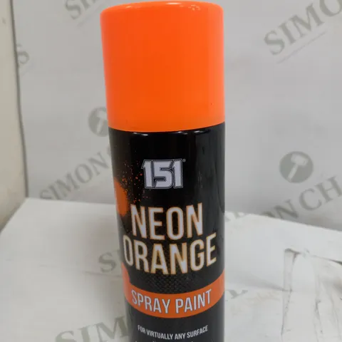 BOX OF 12 X 151 NEON ORANGE SPRAY PAINT