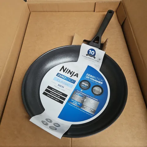 NINJA ZEROSTICK CLASSIC COOKWARE 30CM FRYING PAN, NON-STICK, LONG LASTING ALUMINIUM FRYING PAN