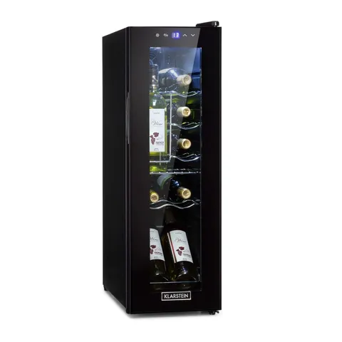 BOXED WINE FRIDGE REFRIGERATOR DRINKS COOLER 32L 12 BOTTLES TOUCH PANEL  BLACK