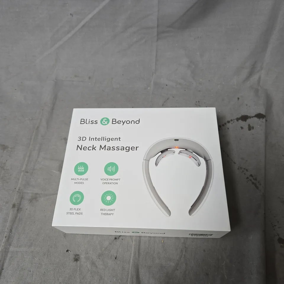 BLISS & BEYOND 3D INTELLIGENT NECK MASSAGER