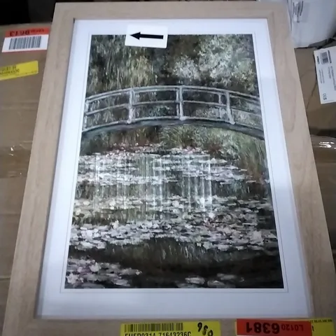 THE JAPANESE FOOTBRIDGE PRINT VOL 1 BY CLAUDE MONET 