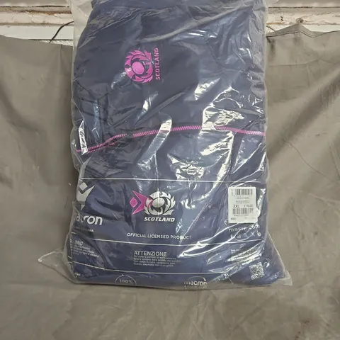 MACRON SCOTLAND RUGBY BOMBER JACKET – NAVY, UK 3XL