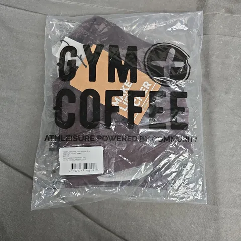 BAGGED GYM COFFEE SOFT-MOTION BRA – MOCHA BEAN – UK MEDIUM (M)