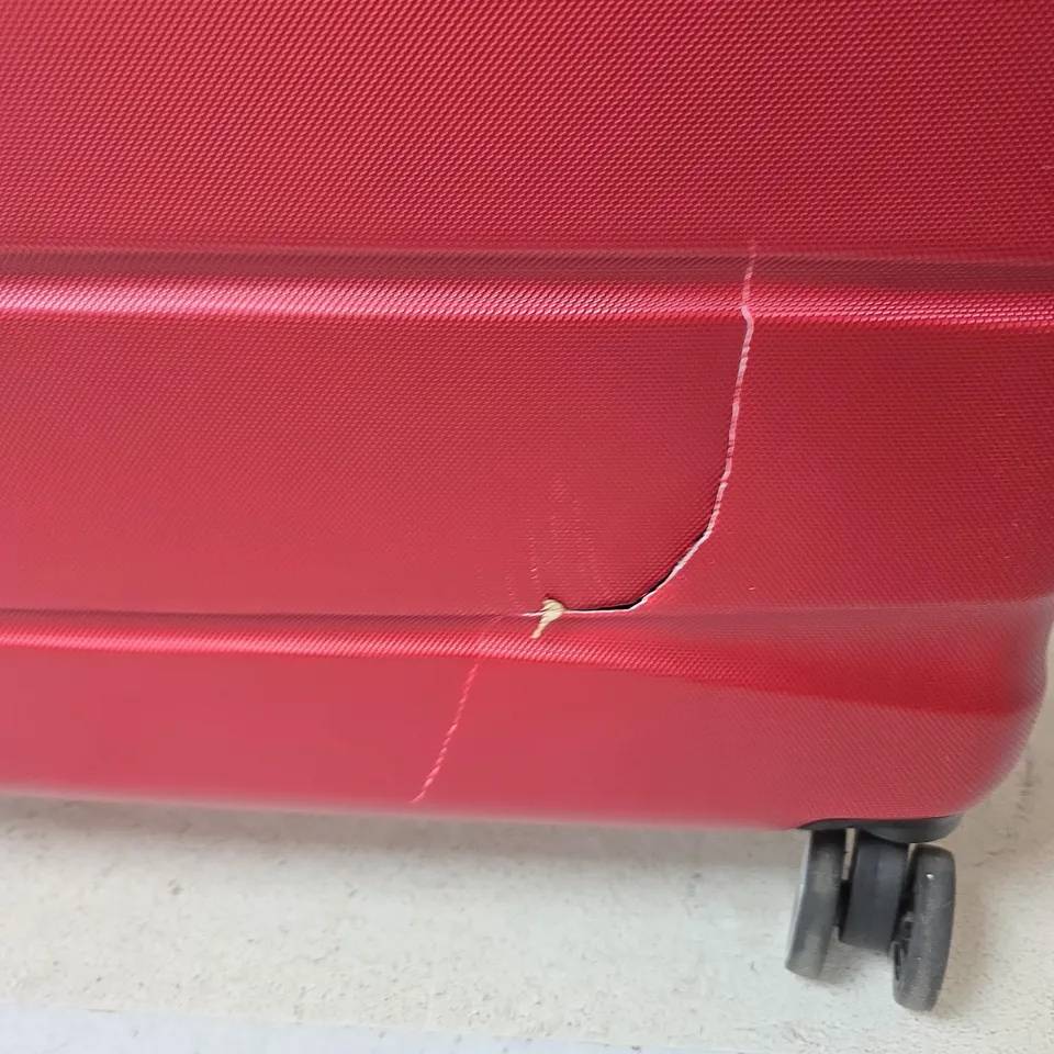 DENWUD HARDSHELL SUITCASE IN RED