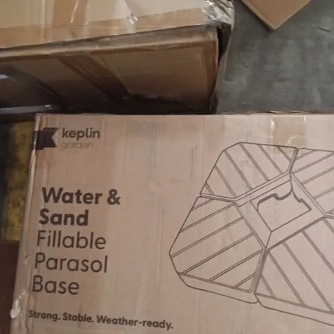 BOXED KEPLIN WATER SAND FILLABLE PARASOL SOL BASE