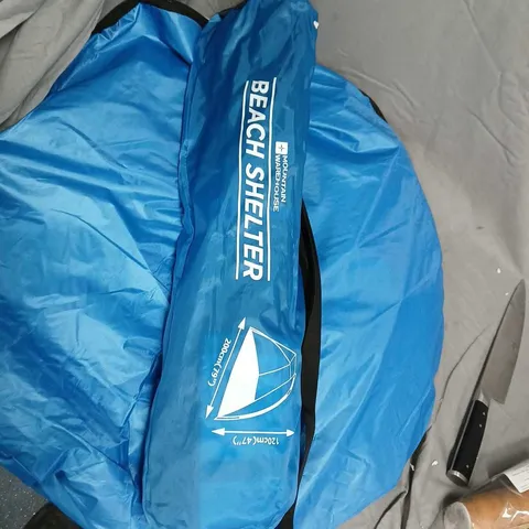 MOUNTAIN WAREHOUSE BEACH SHELTER – BLUE PORTABLE BEACH TENT